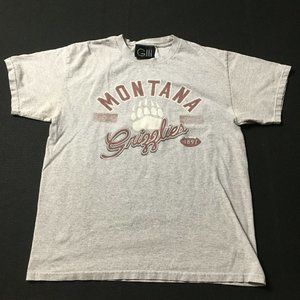 #FF G III Sports by Carl Banks Montana Grizzlies 1897 T-Shirt Men Gray Crew Neck